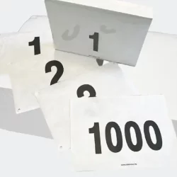 TYVEK startnummer – standard pakning 1-1000