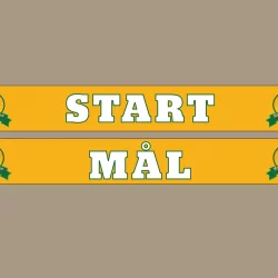 Start- og målseil